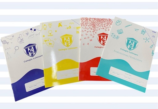 [532DOBLELIN22PEQ] CUADERNO DOBLE LINEAS 20H PEQUEÑO (COLORES)